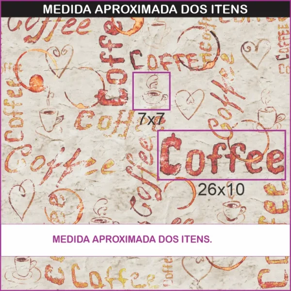 PAPEL DE PAREDE CAFÉ VINTAGE - Imagem 3