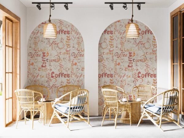PAPEL DE PAREDE CAFÉ VINTAGE
