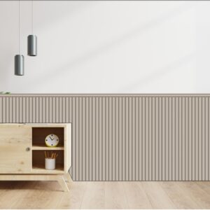 PAPEL DE PAREDE RIPADO FENDI FORMICA MEIA PAREDE